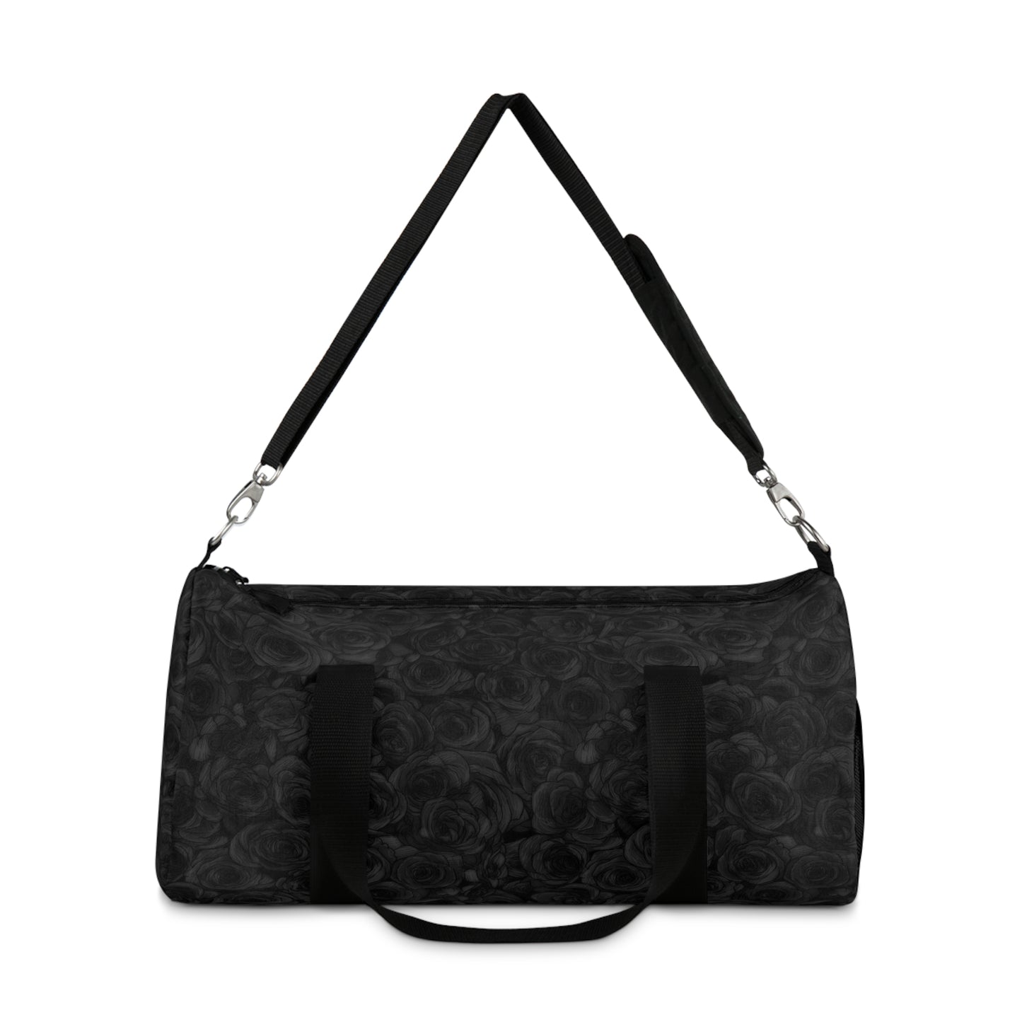 Black Rose Duffel Bag Flower Lover Gym Bag