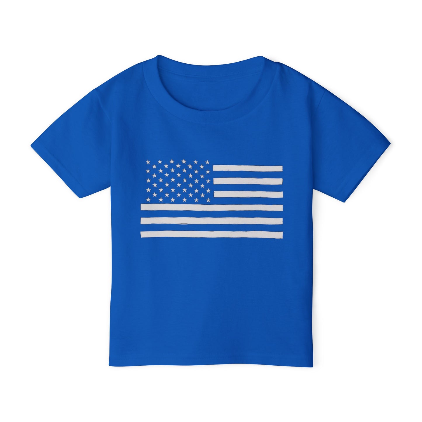 Hand Drawn American Flag Illustration Heavy Cotton™ Toddler T-shirt