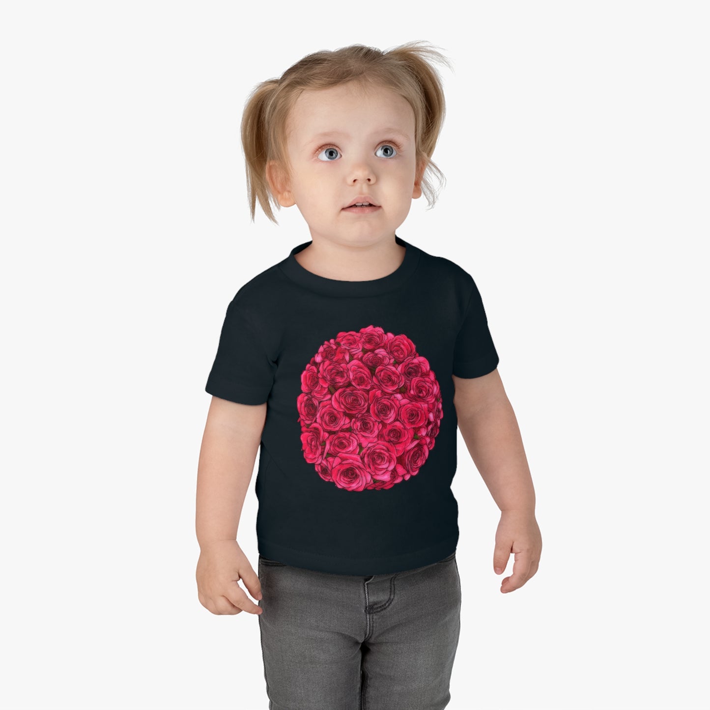 Rose Circle Infant Cotton Jersey Tee