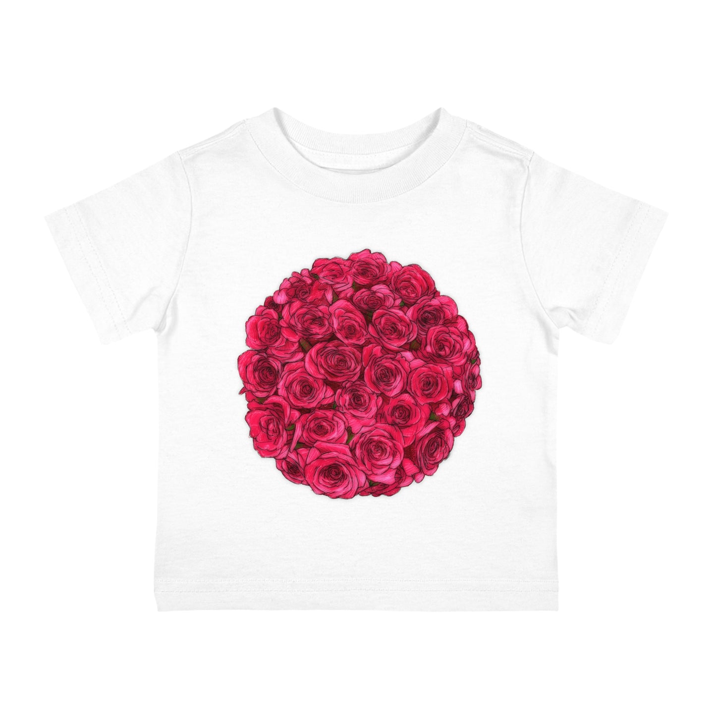 Rose Circle Infant Cotton Jersey Tee