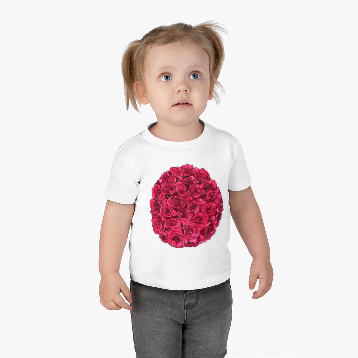 Rose Circle Infant Cotton Jersey Tee