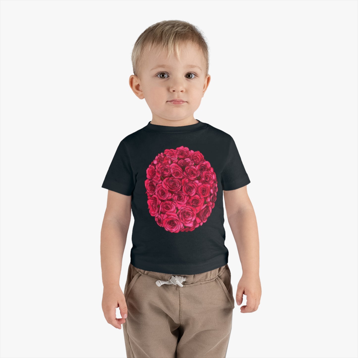Rose Circle Infant Cotton Jersey Tee