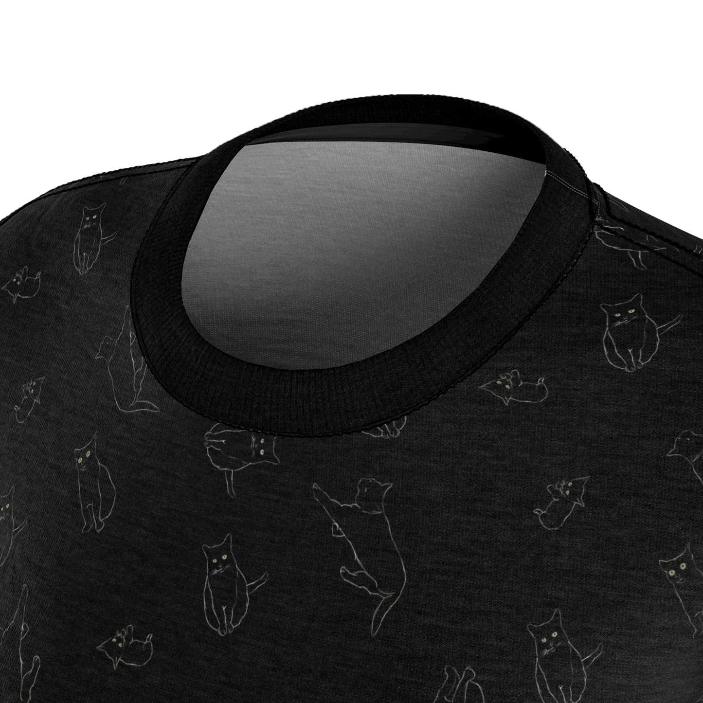 Black Cat Women's Cut & Sew Tee