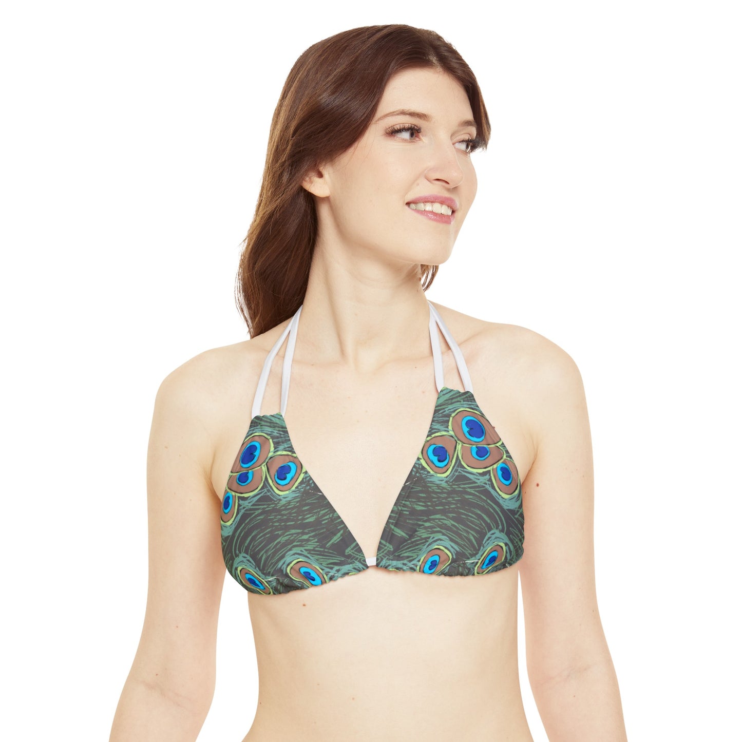 Peacock Strappy Bikini Set