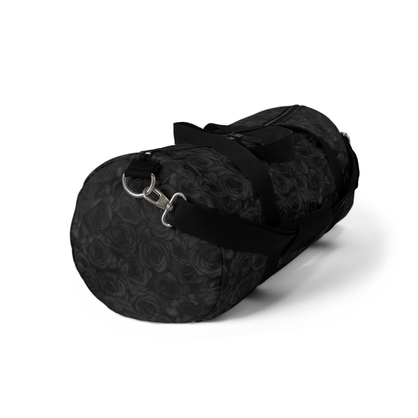 Black Rose Duffel Bag Flower Lover Gym Bag