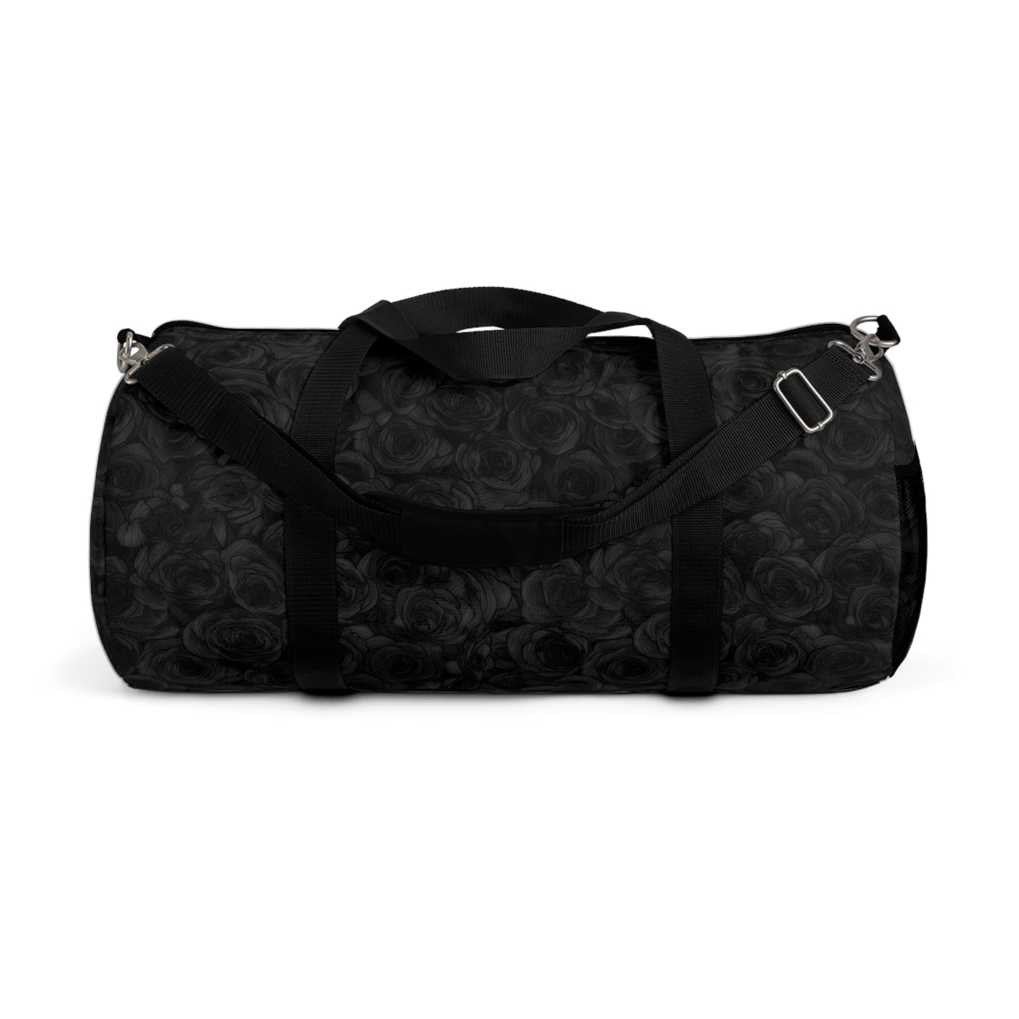 Black Rose Duffel Bag Flower Lover Gym Bag