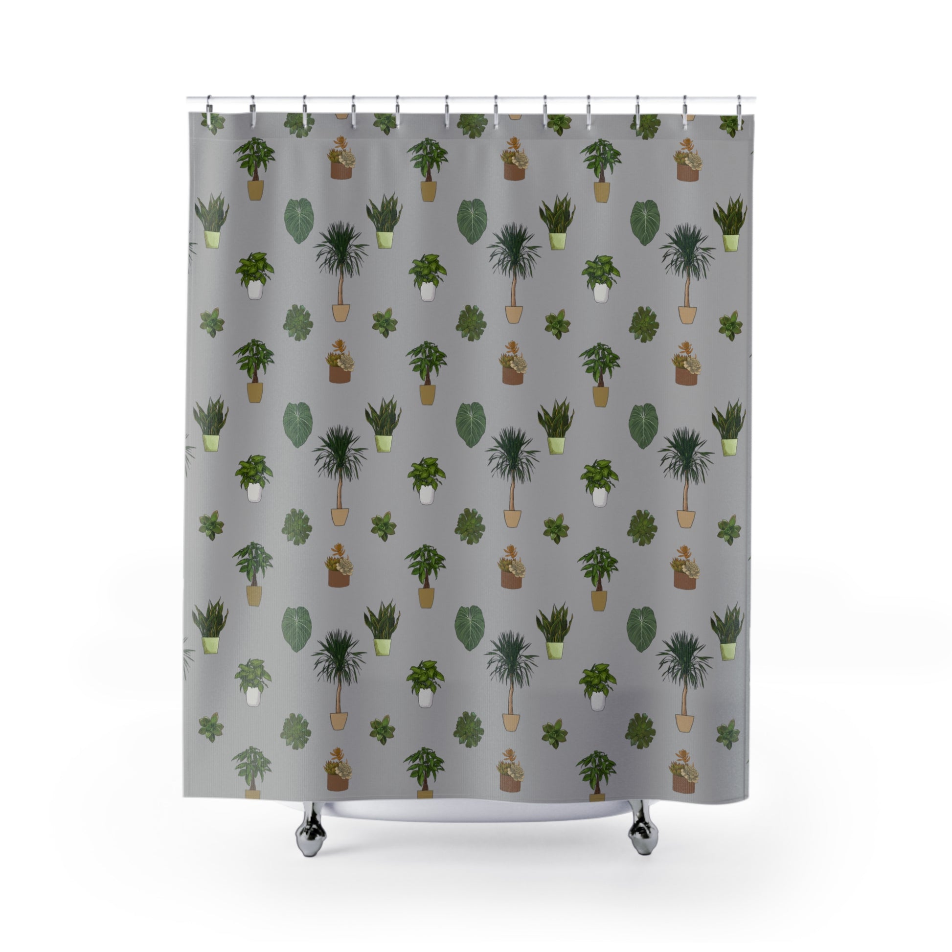 house plant shower curtain House plant lover Succulent lover