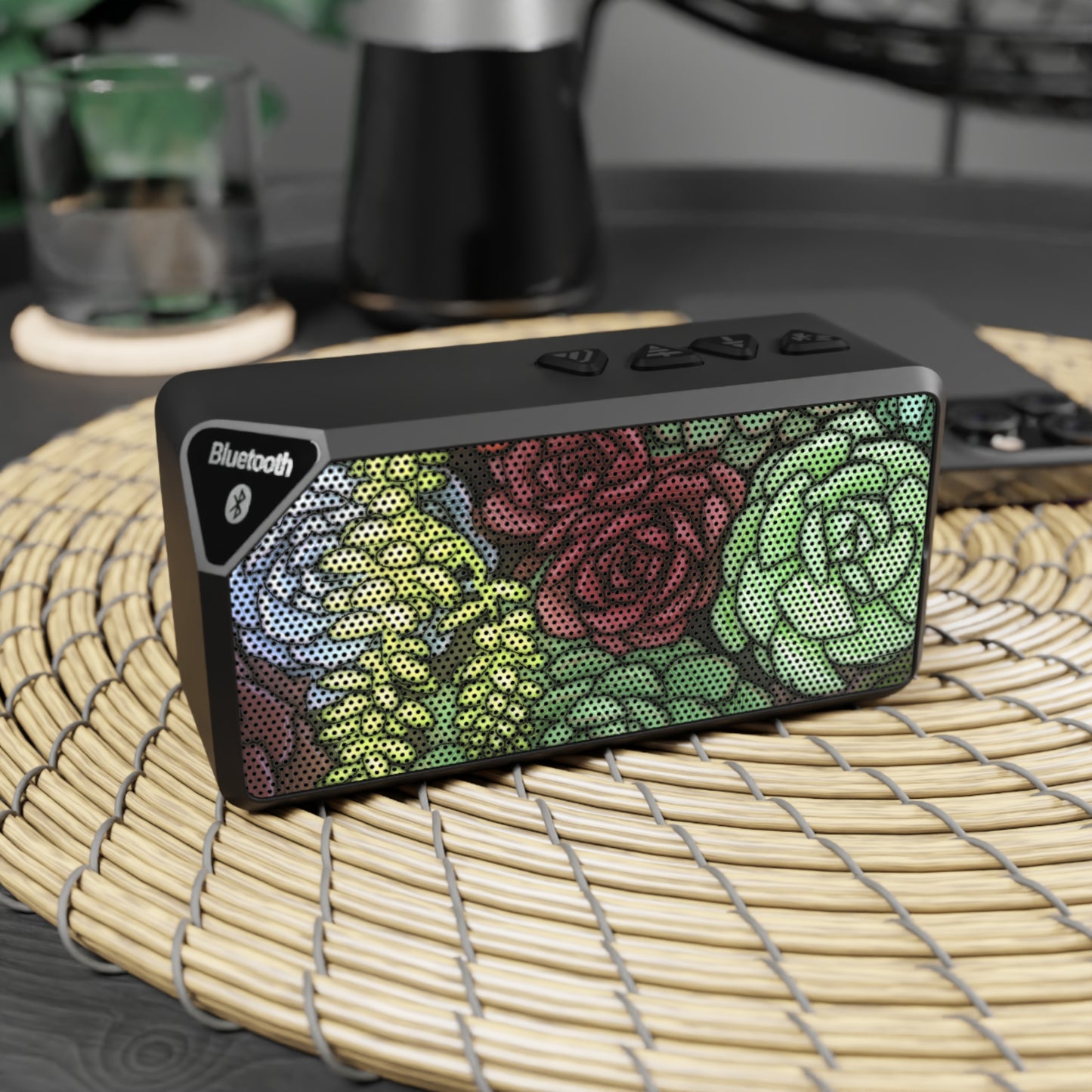 Succulent Pattern Jabba Bluetooth Speaker