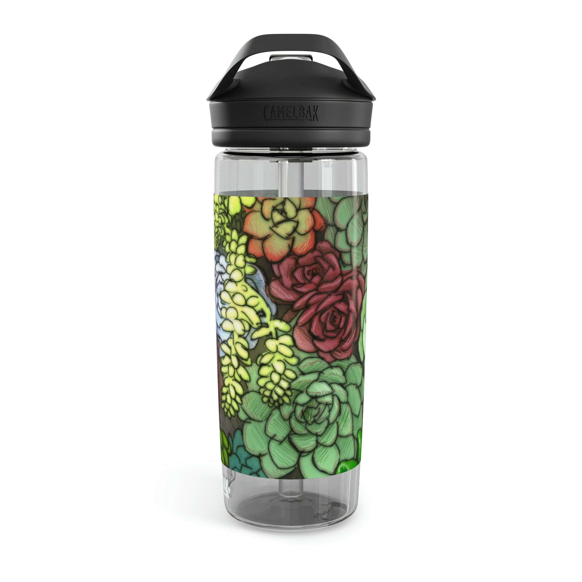 succulent water bottle Succulent CamelBak Eddy® Water Bottle, 20oz – Los Angeles Mercantile