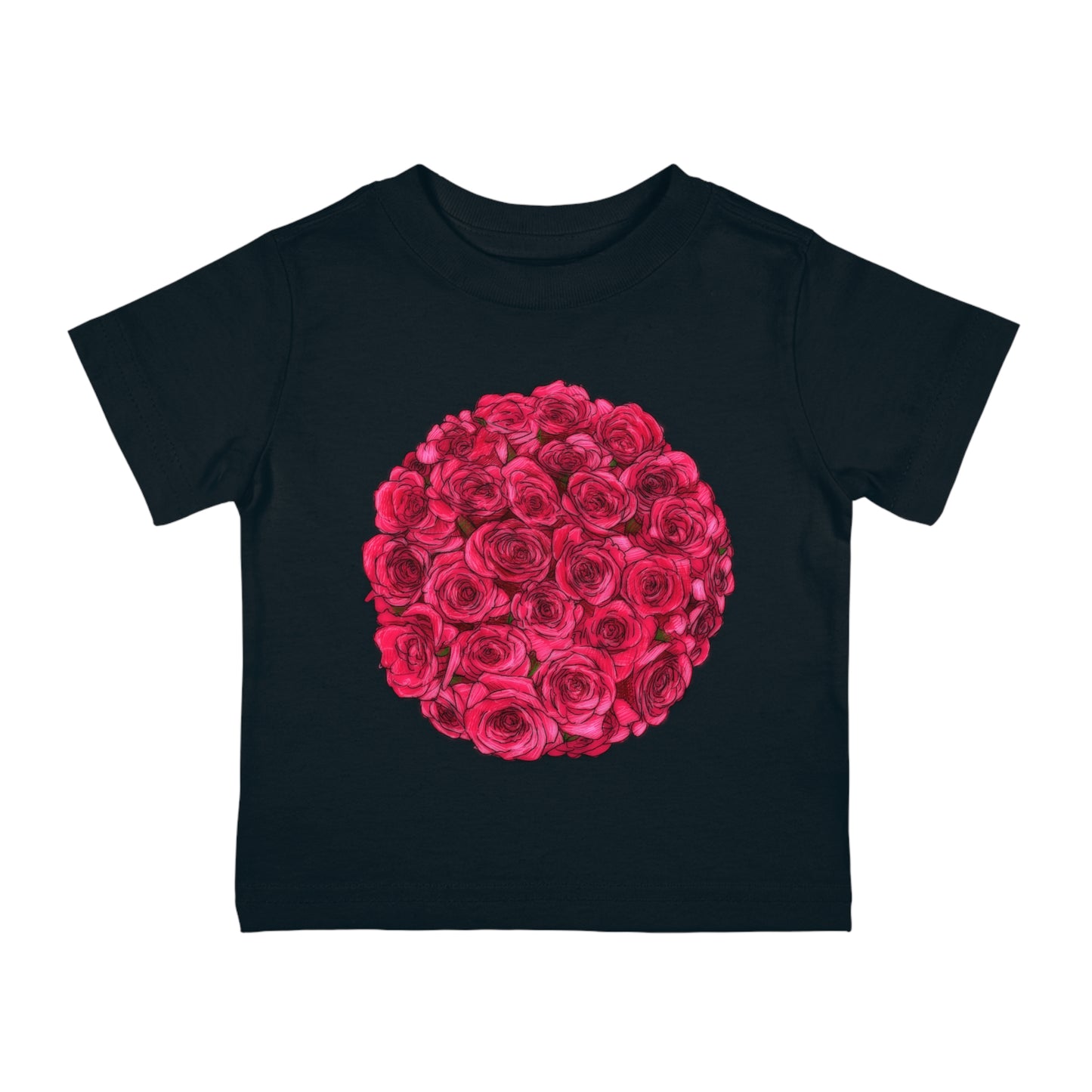 Rose Circle Infant Cotton Jersey Tee