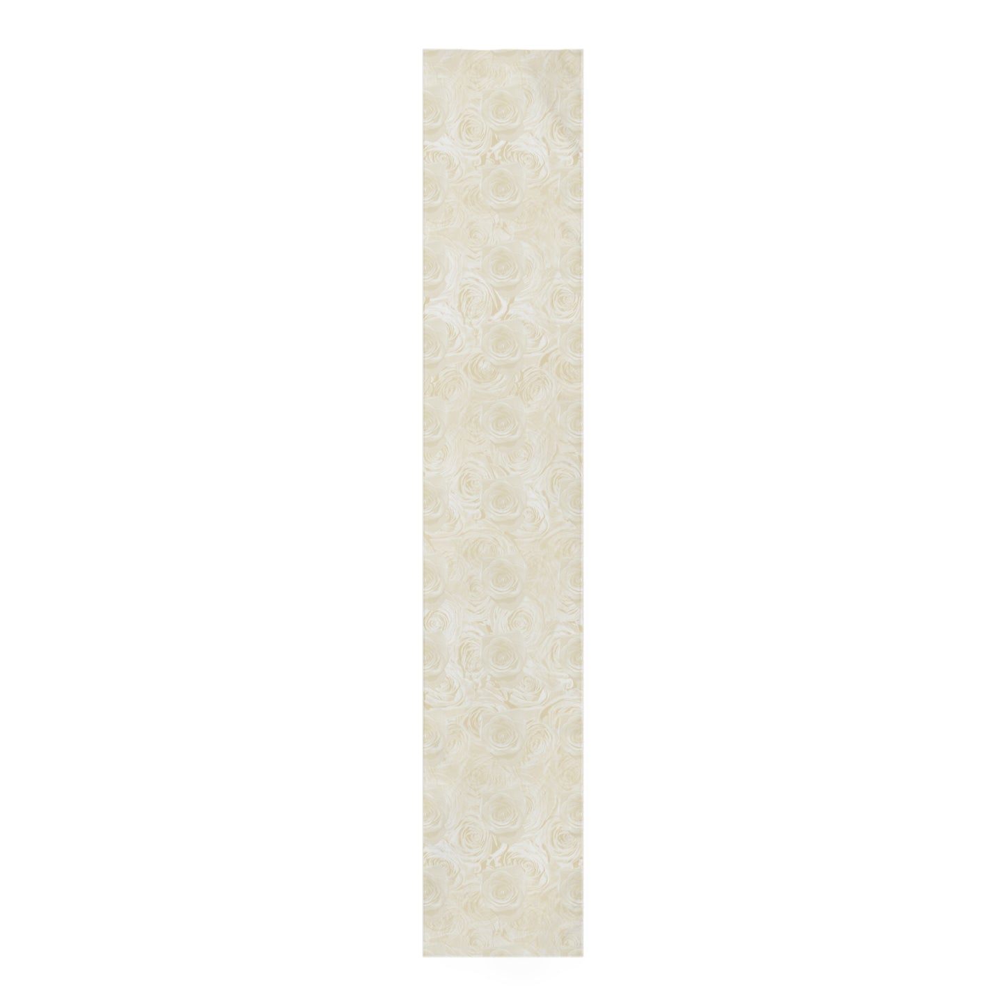 White Rose Table Runner Easter Spring Gift Idea Off White Center Table Cloth