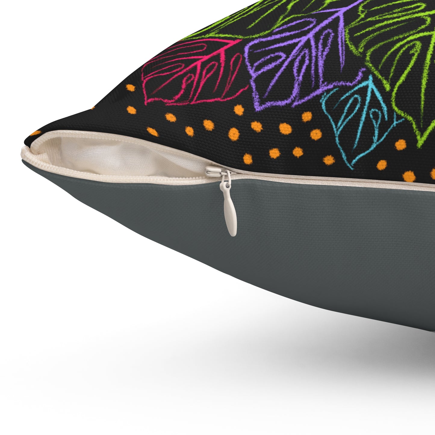 Monstera - Spun Polyester Square Pillow