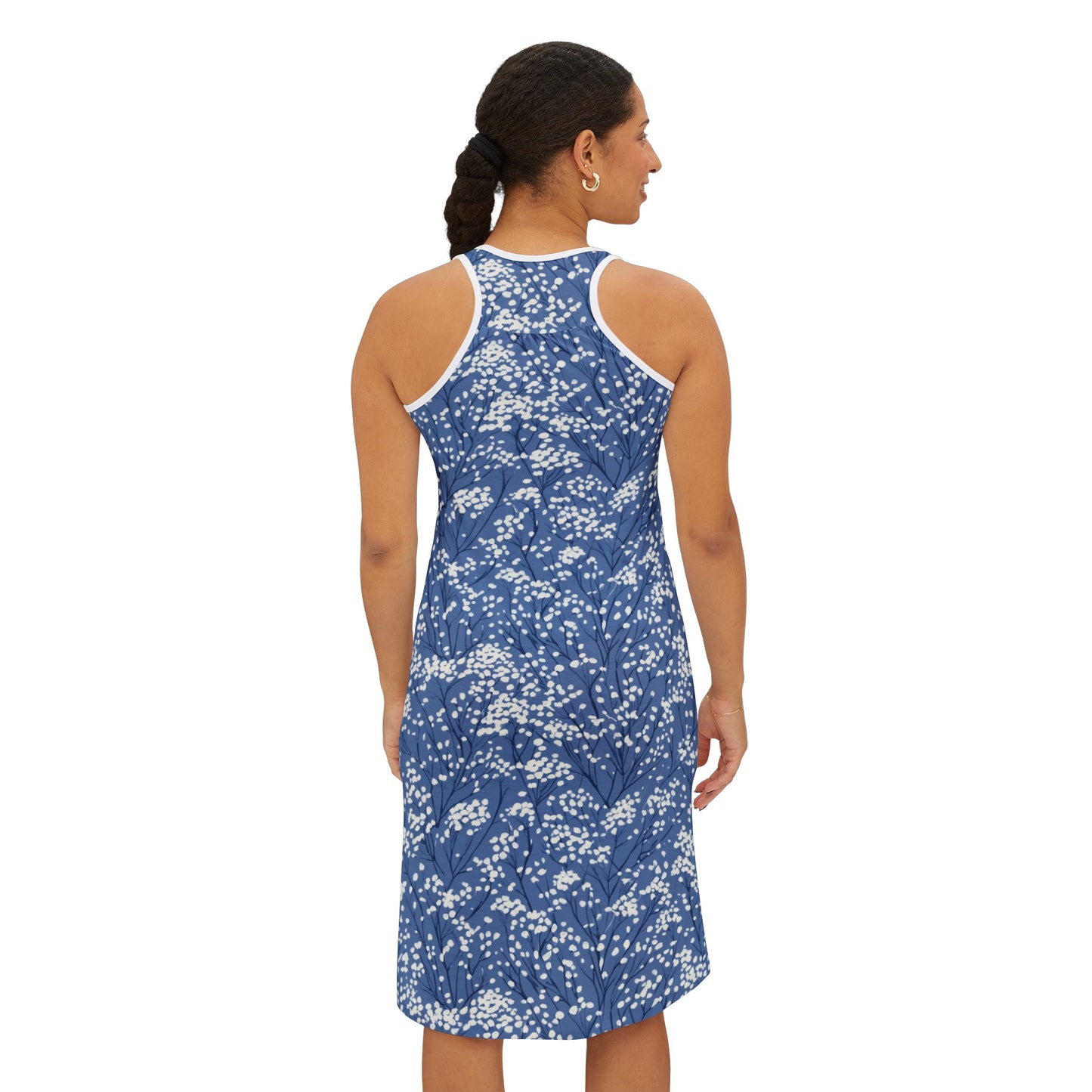 Baby's Breathe Baby Blue Women's Racerback Dress