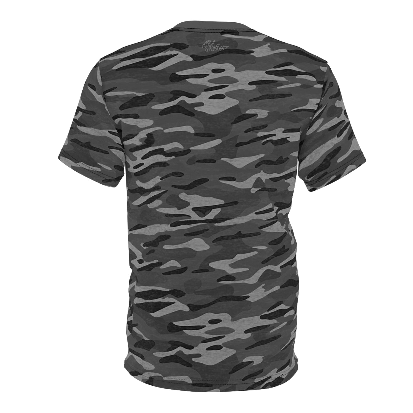 Stripe Camo Dark Grey Unisex Cut & Sew Tee