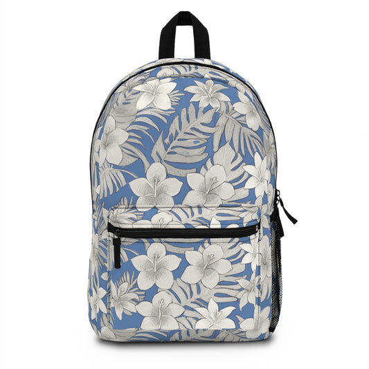 Tropical Baby Blue Backpack