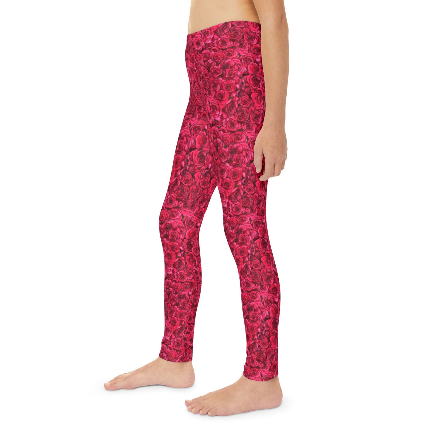 Rose Youth Full-Length Leggings