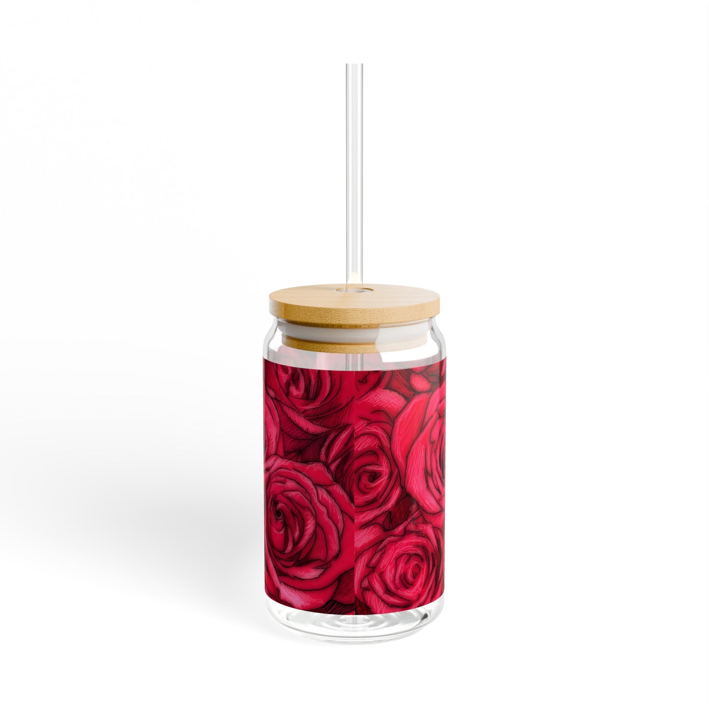 Rose Sipper Glass, 16oz