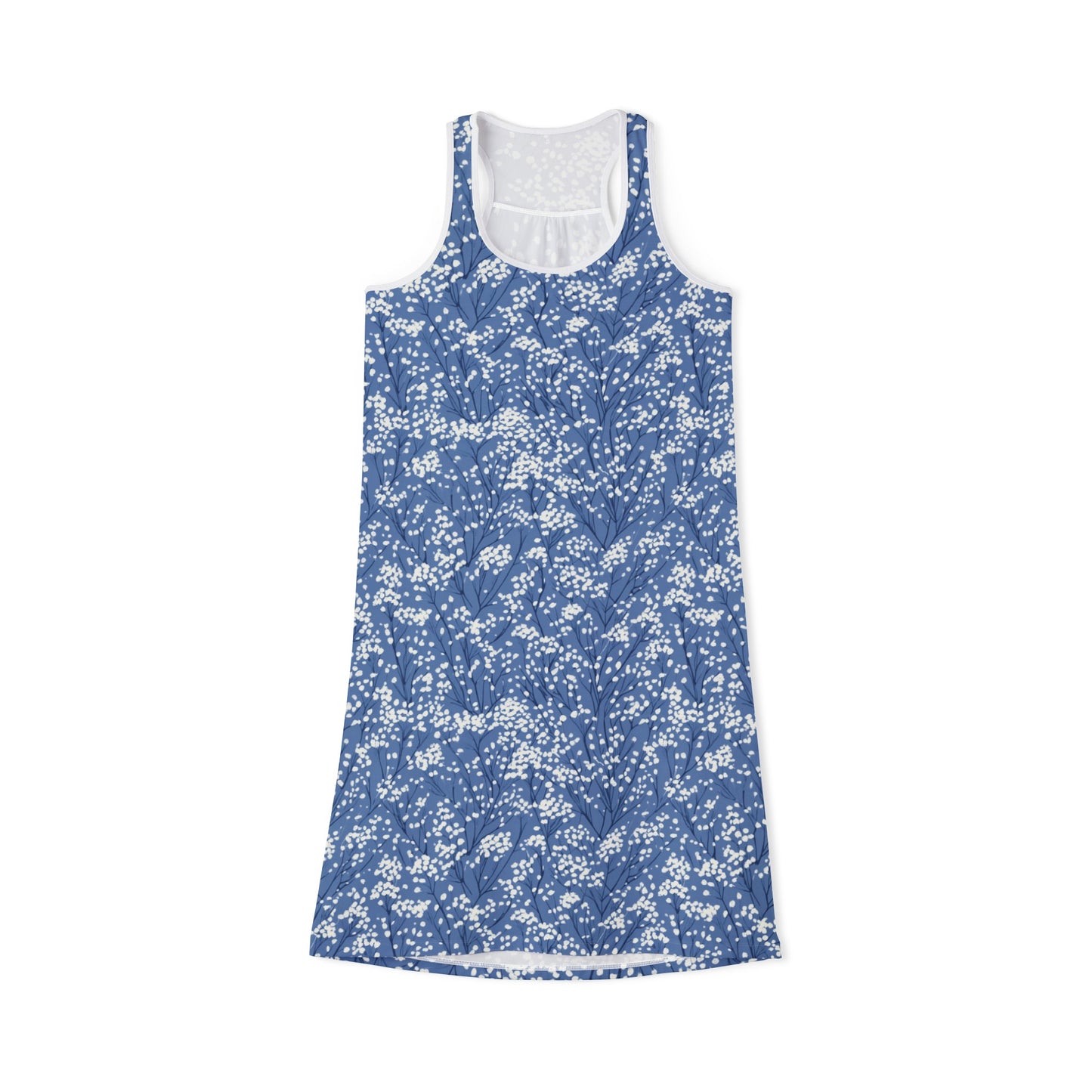 Baby's Breathe Baby Blue Women's Racerback Dress