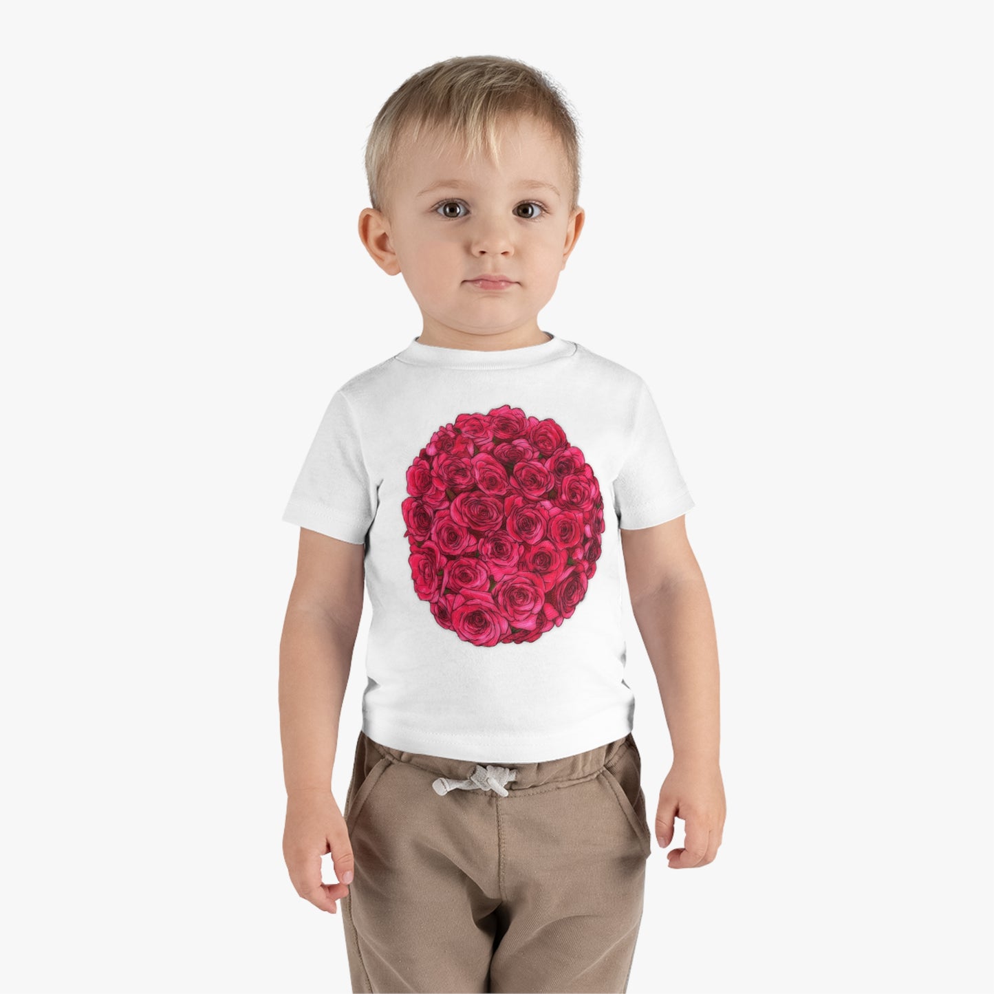 Rose Circle Infant Cotton Jersey Tee