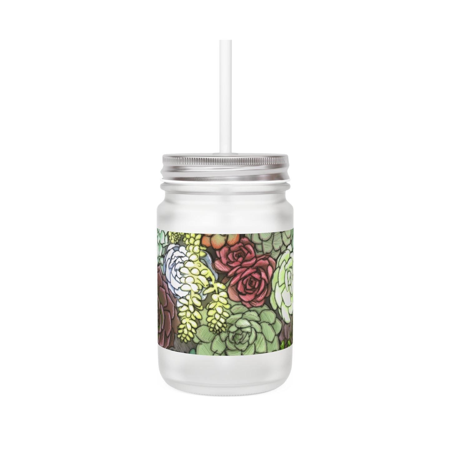 Succulent Mason Jar