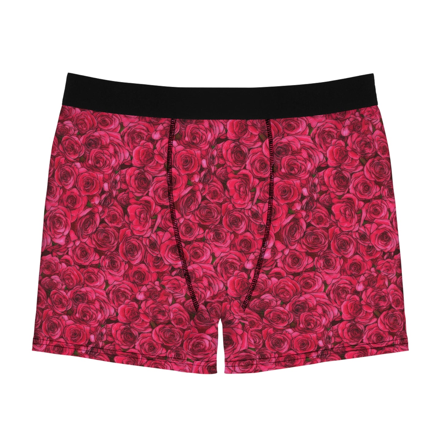Rose Men's Boxer Briefs (AOP)