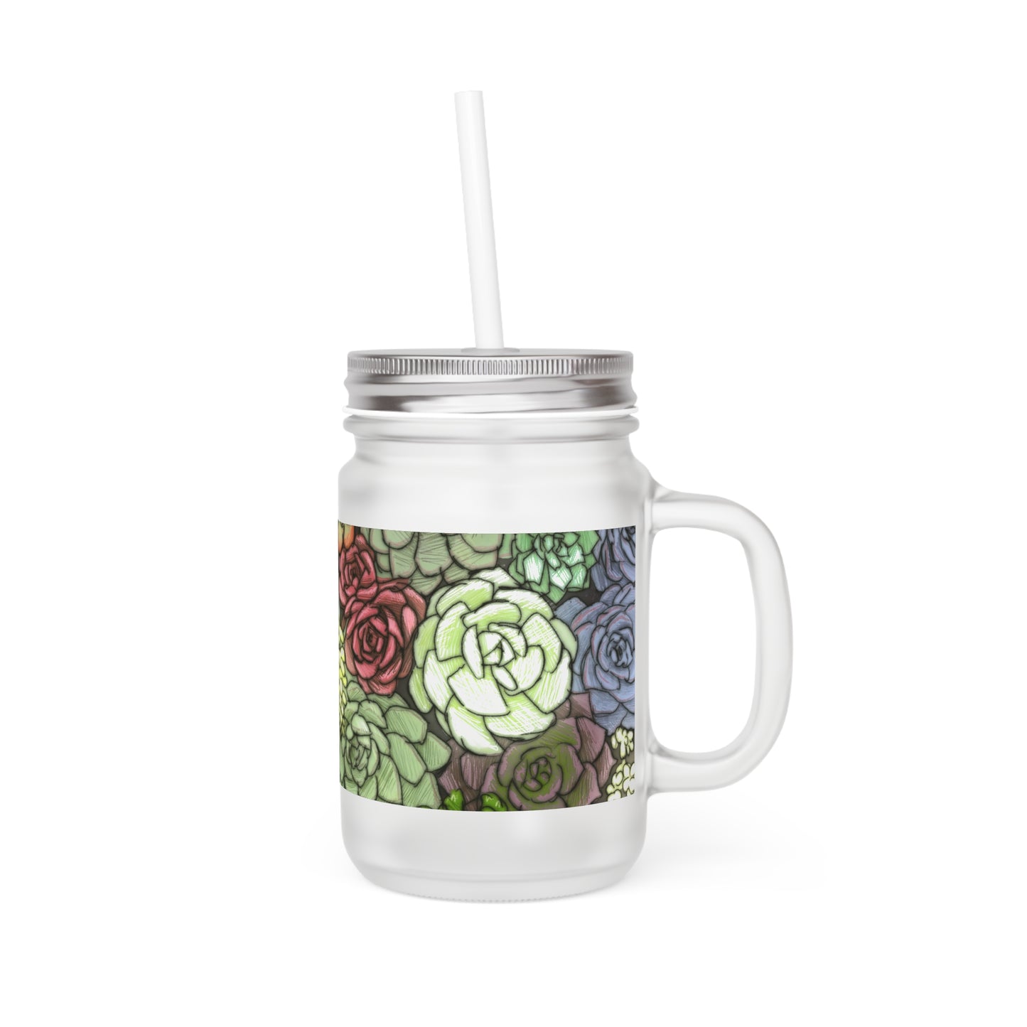Succulent Mason Jar