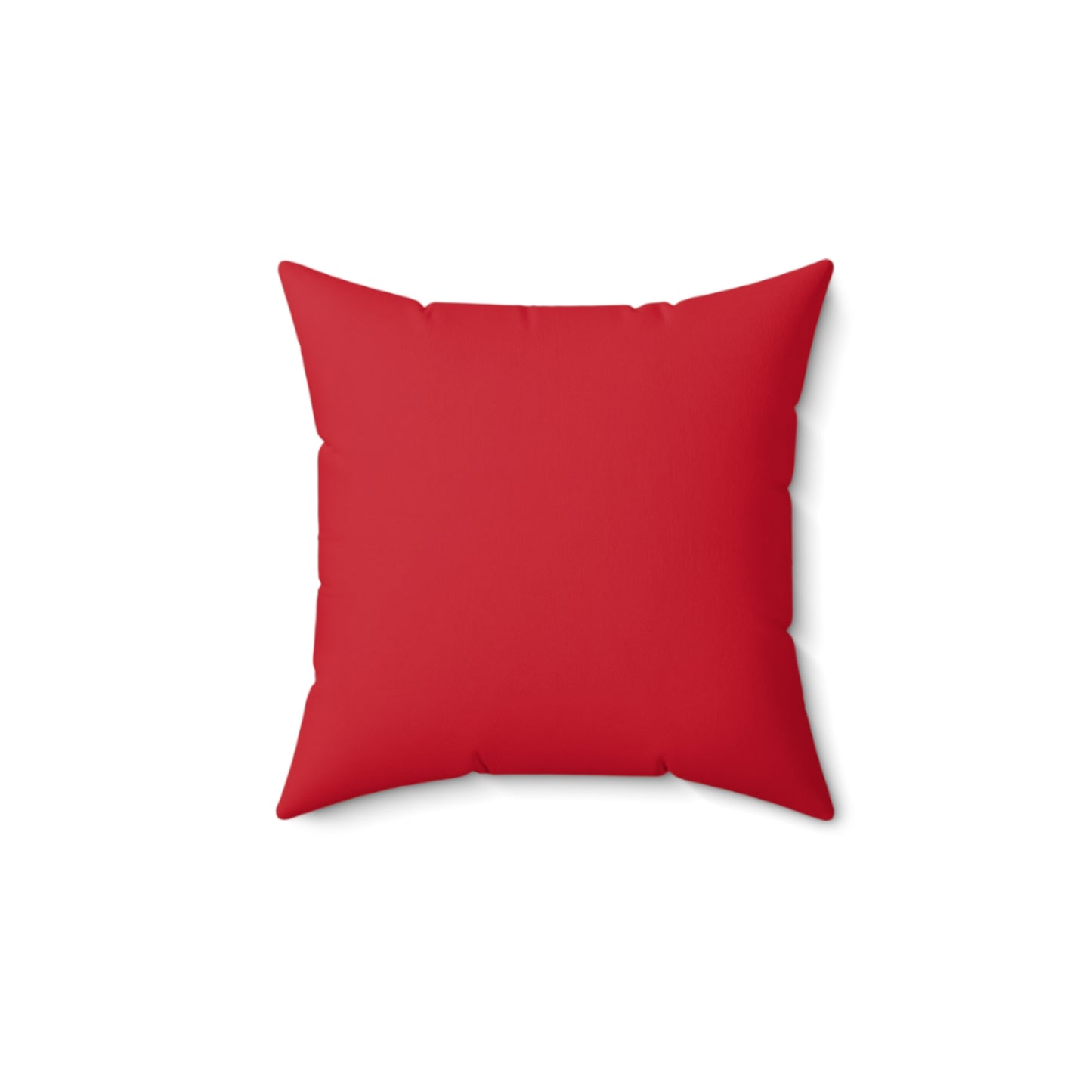 Rose Pillow Valentine's Day Gift for Her Cute Rose Decor Red Spun Polyester Square Pillow