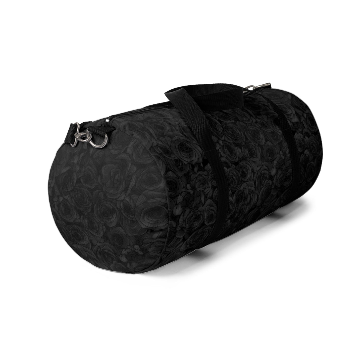 Black Rose Duffel Bag Flower Lover Gym Bag