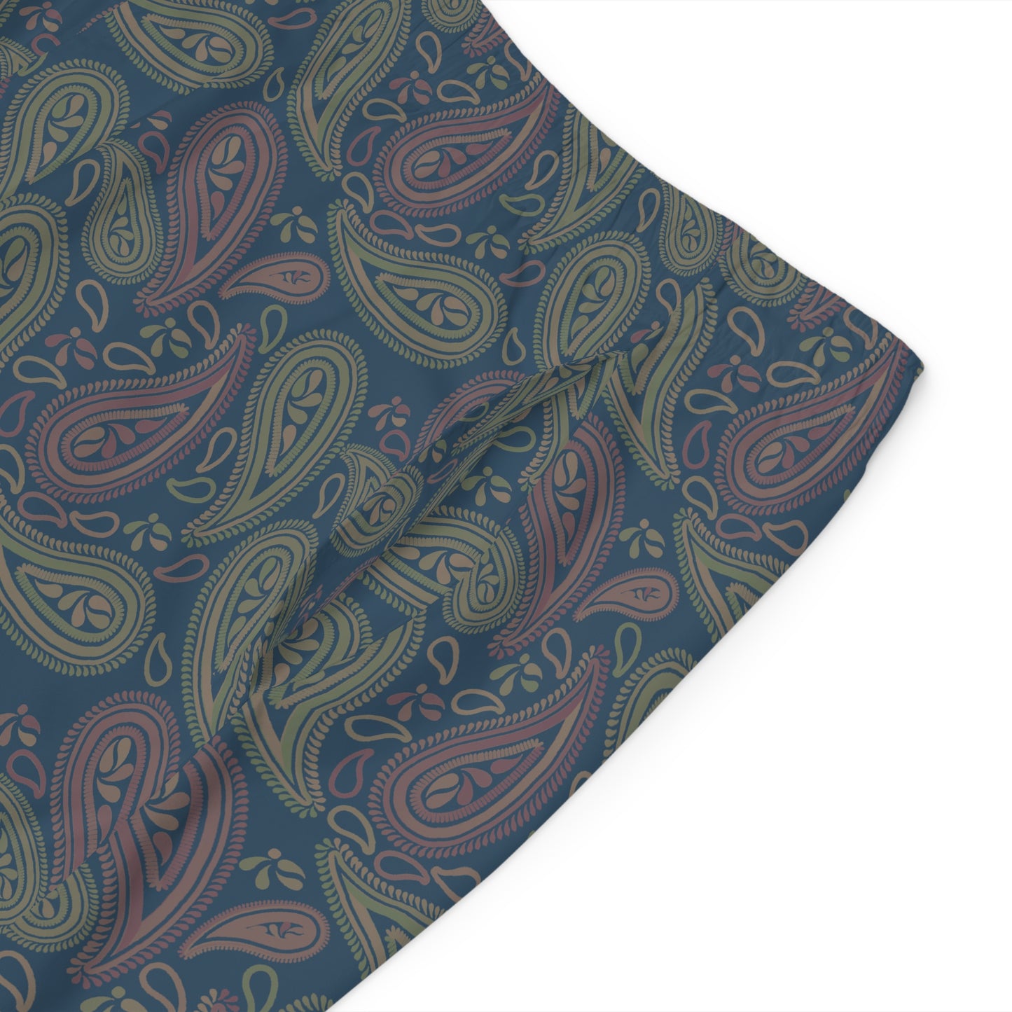 Paisley Navy Blue Men's Board Shorts