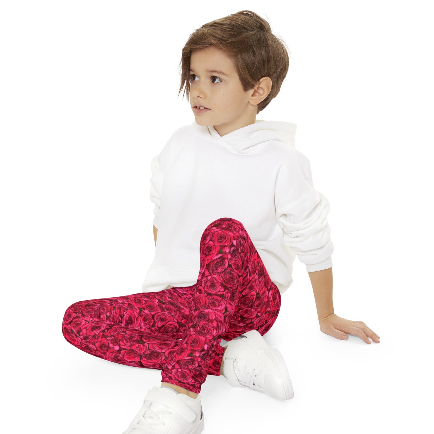 Rose Youth Full-Length Leggings