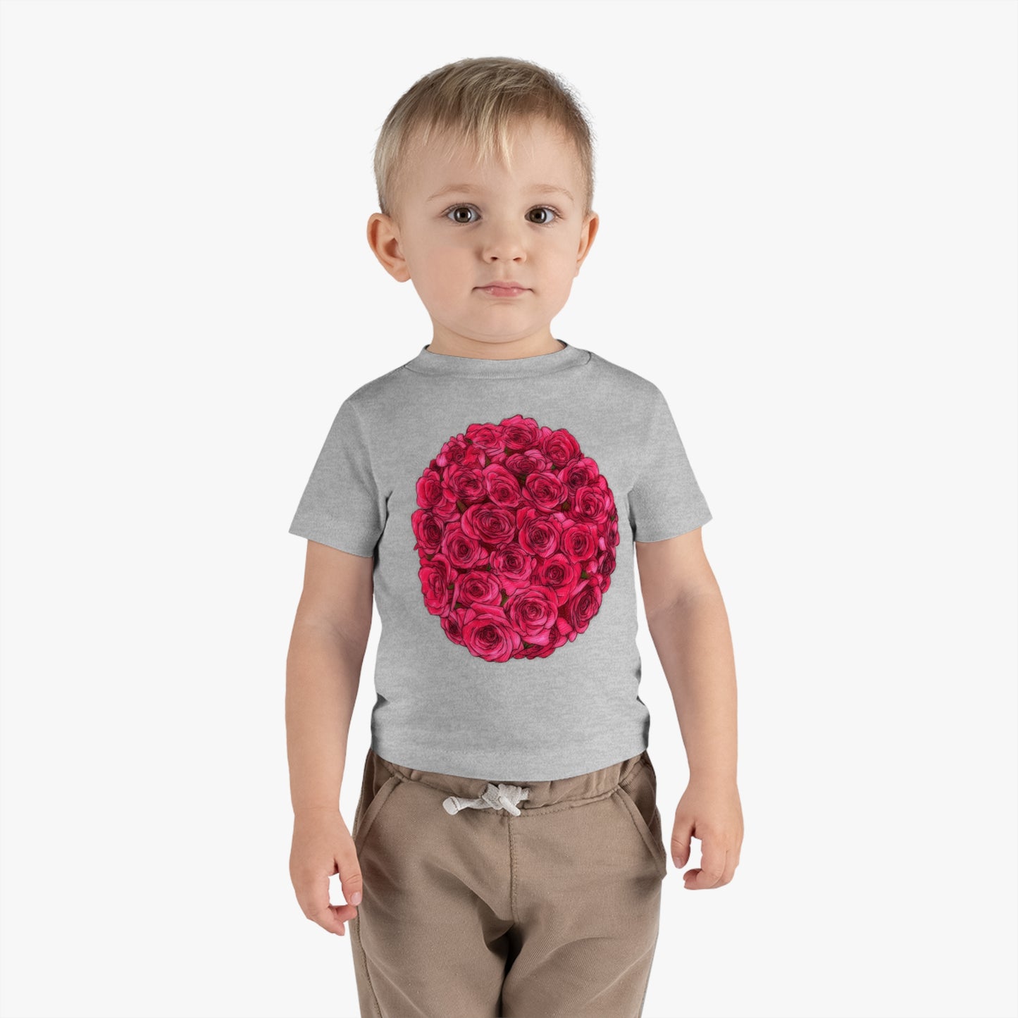 Rose Circle Infant Cotton Jersey Tee
