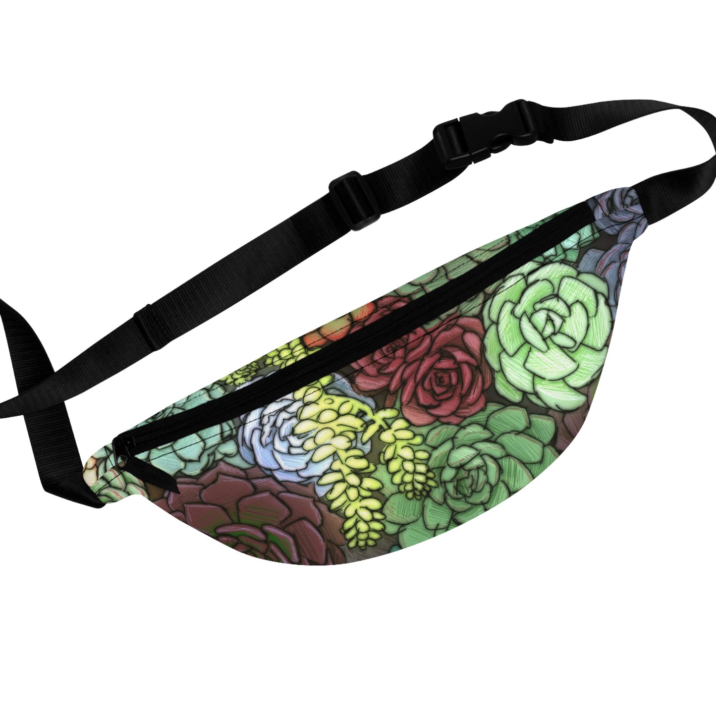 Succulent Pattern Fanny Pack