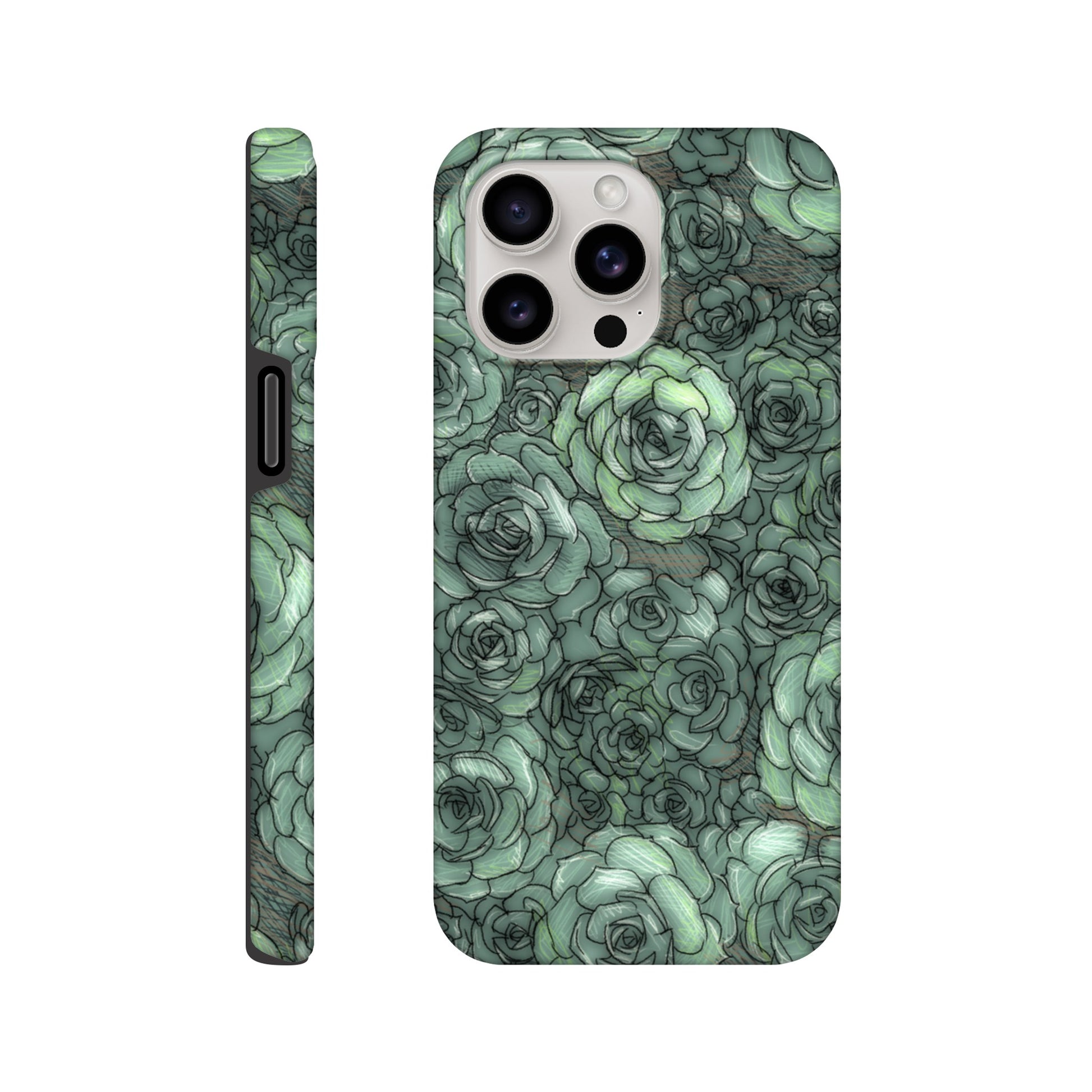 succulent iphone case Succulent Pattern iPhone Tough case – Los Angeles Mercantile