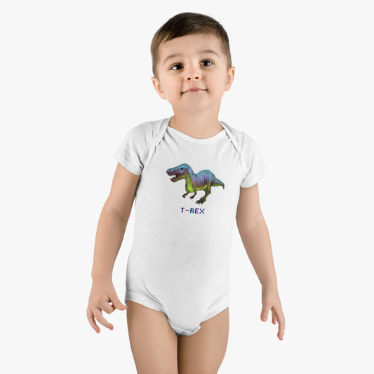 TRex Onesie® Organic Baby Bodysuit