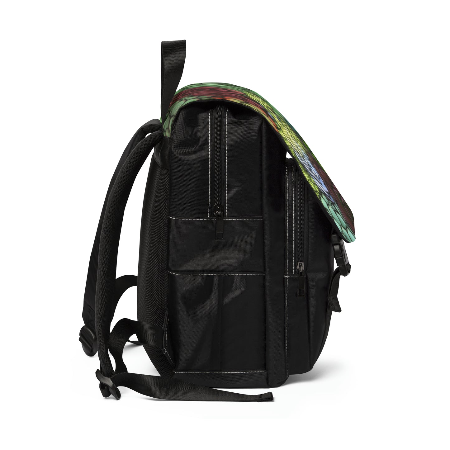 Succulent Unisex Casual Shoulder Backpack Flower Lover Bag
