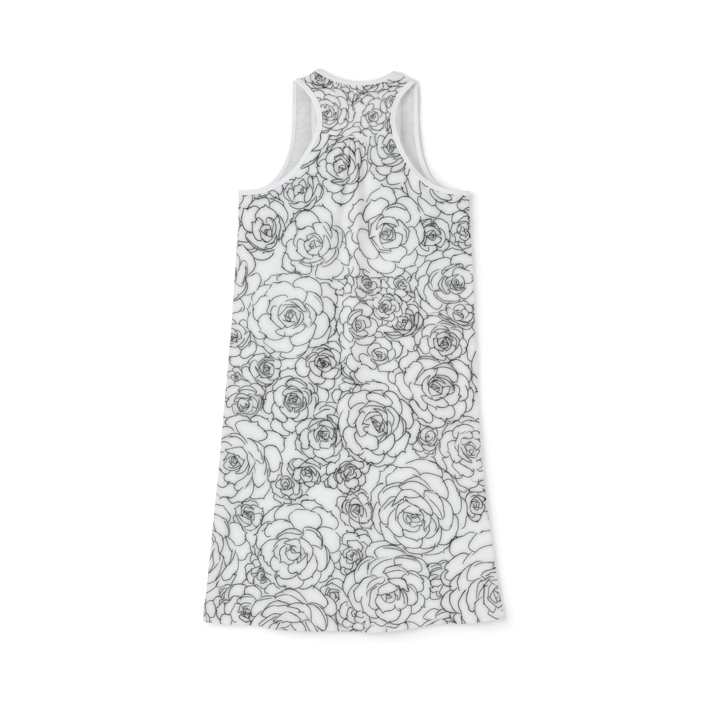 succulent print dress Succulent Women's Racerback Dress (AOP) L / White