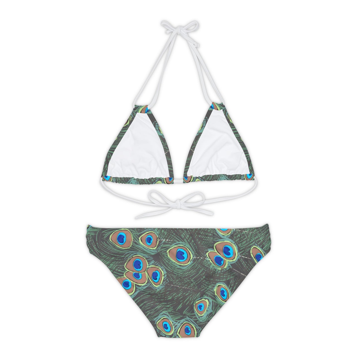 Peacock Strappy Bikini Set