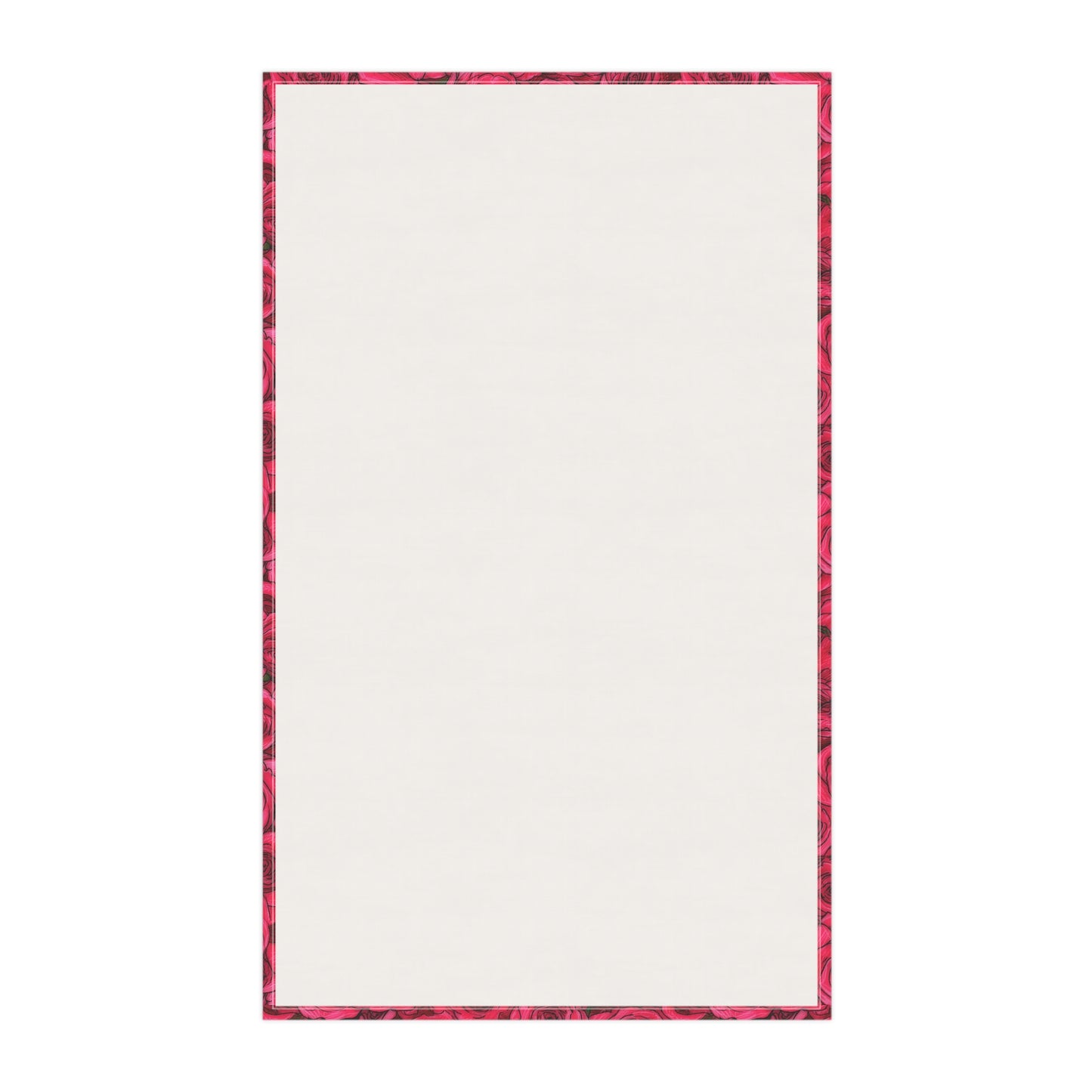 Rose Pattern Kitchen Towel