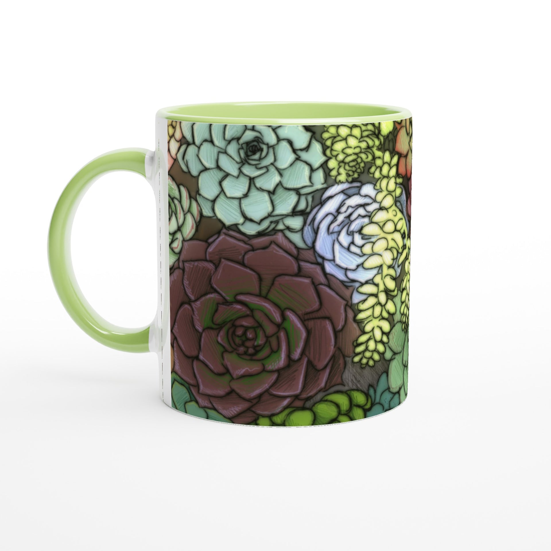 succulent mug Succulent Illustration