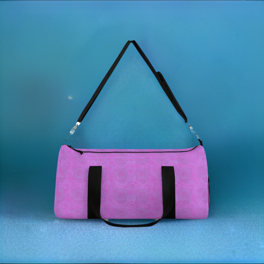 Purple Rose Duffel Bag Flower Lover Gym Bag