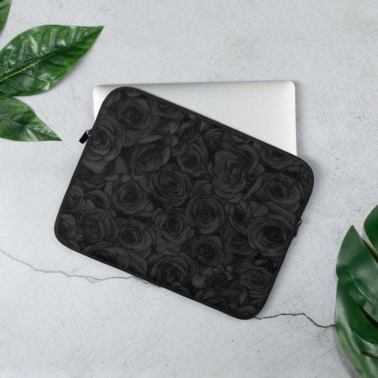 Black Rose Laptop Sleeve