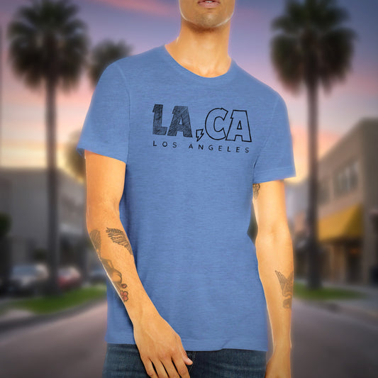 Los Angeles Mercantile - LA CA Triblend Unisex Crewneck T-shirt