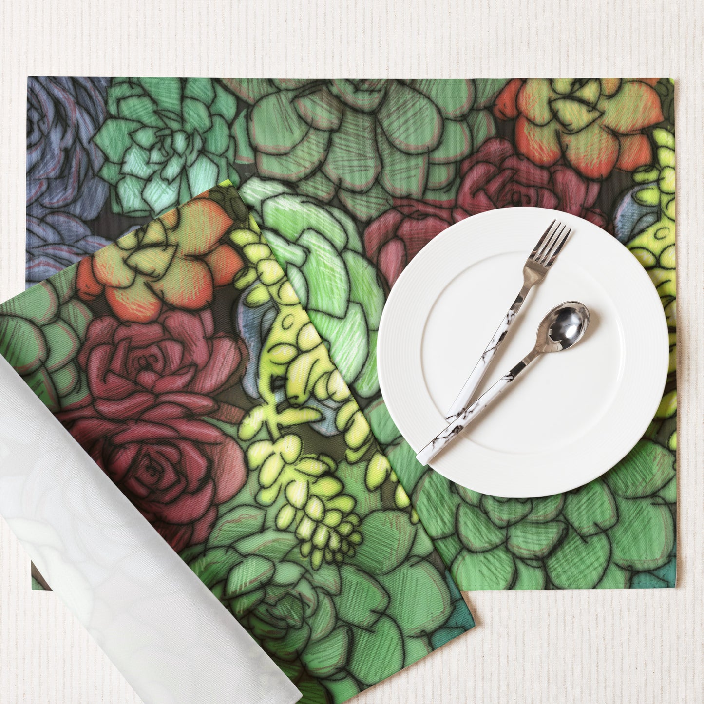 Succulent Placemat Set