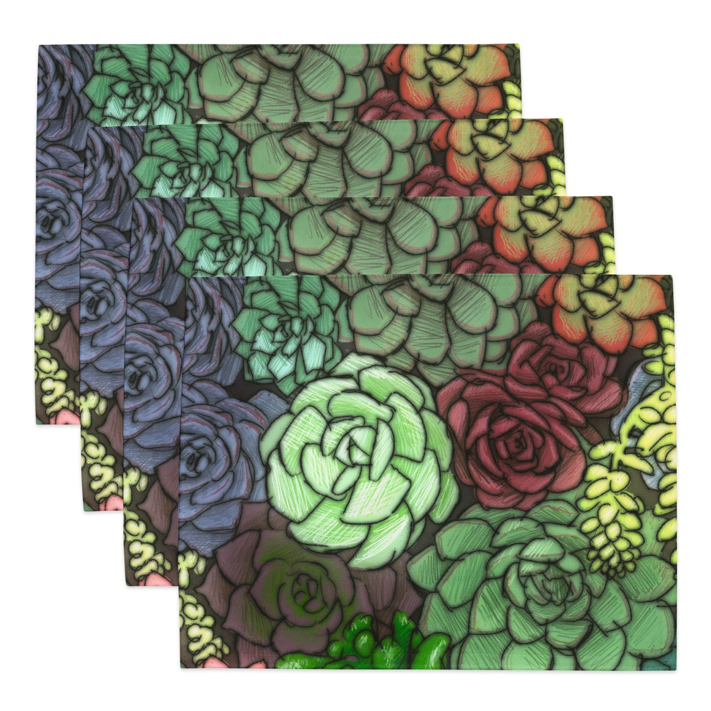 Succulent Placemat Set