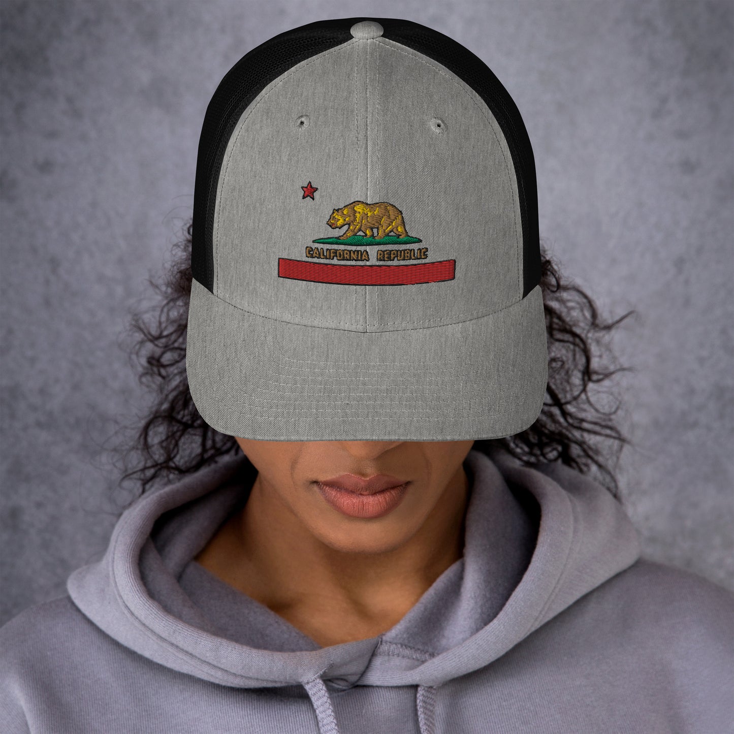 California Republic Flag Trucker Cap