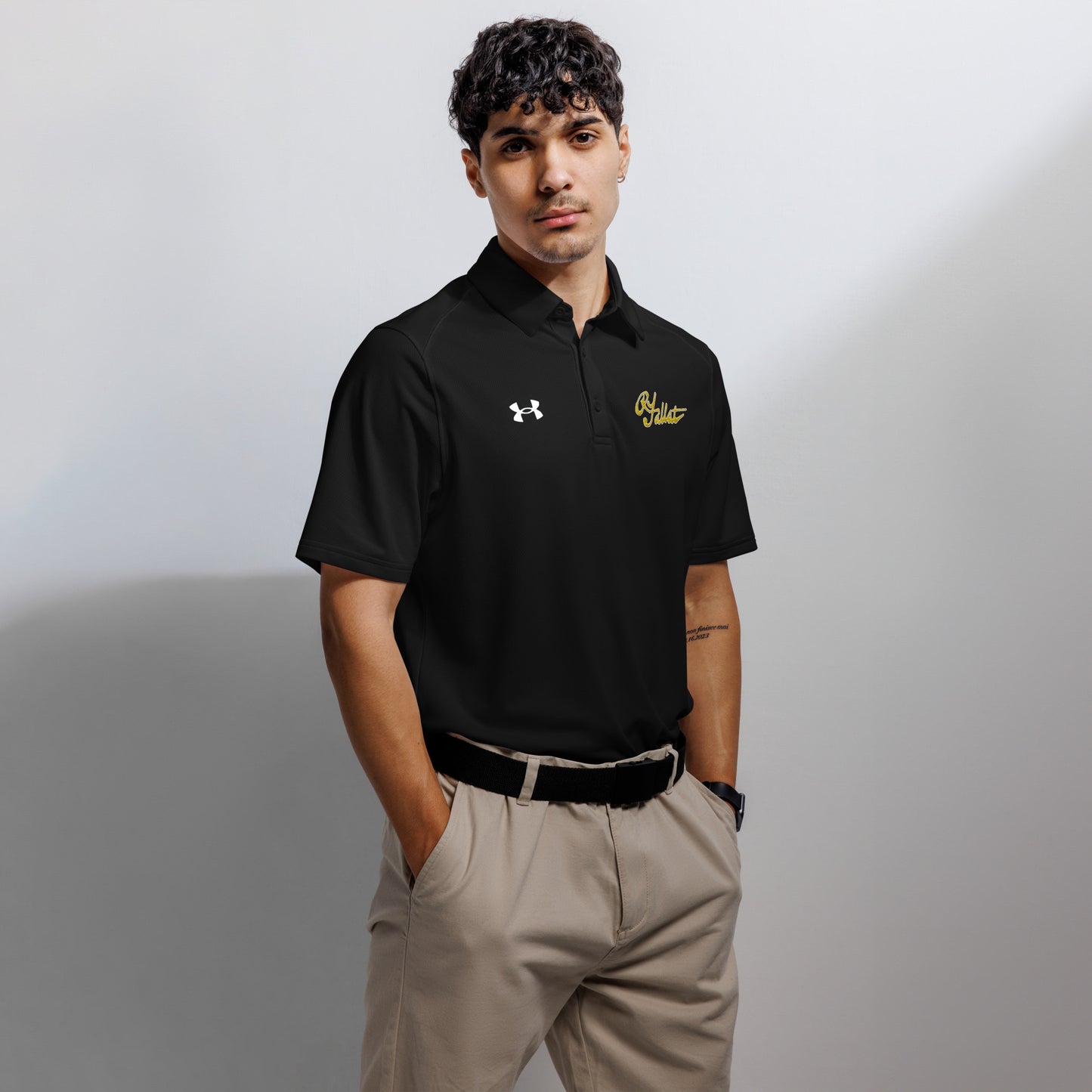 RFallat Signature Black & Yellow Under Armour® Men's Polo